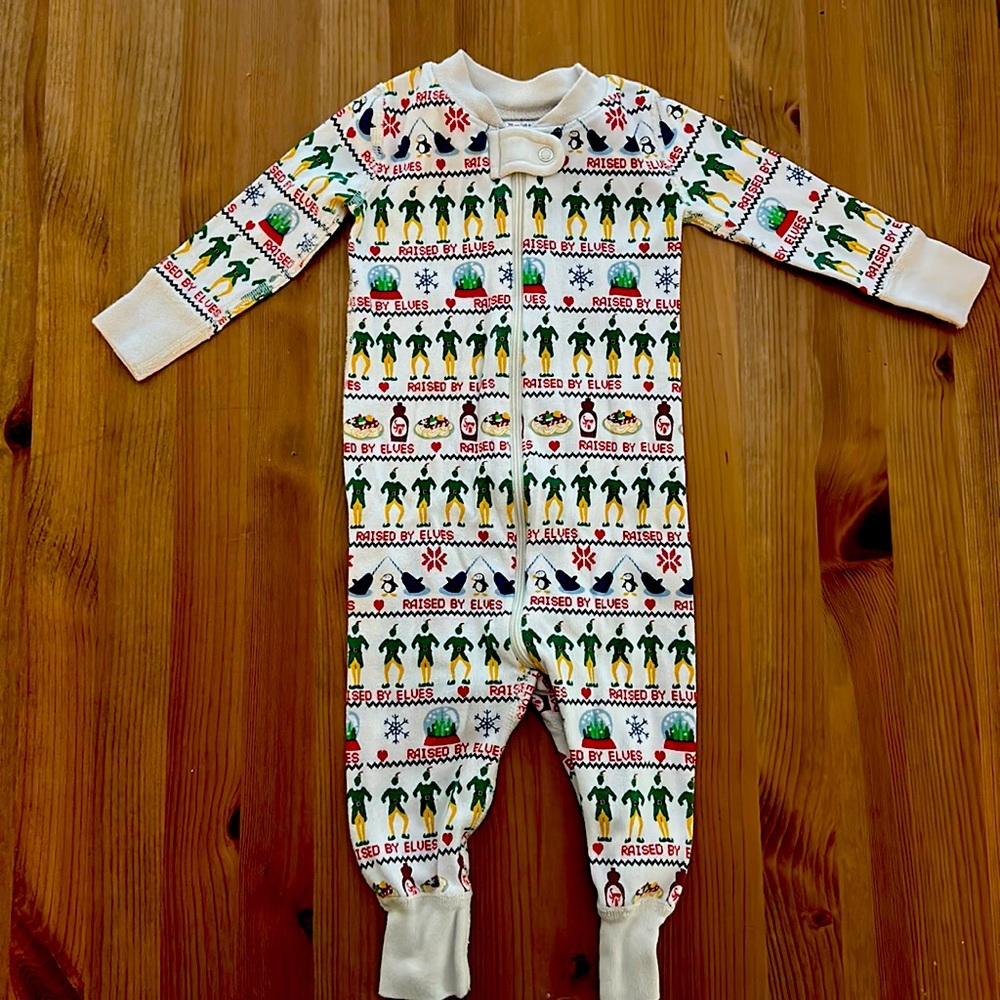 Hanna Andersson Baby “Elf” Christmas sleeper 6-12 mos